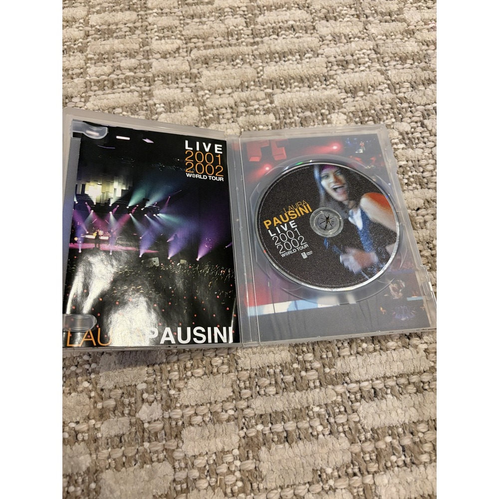 Laura Pausini Live 2001 2002 World Tour DVD Concert Film Italian Pop Music
